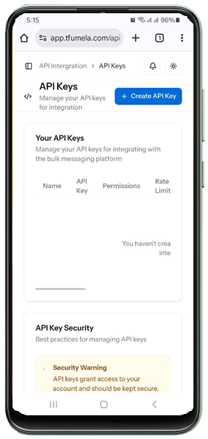 Simple, Powerful, Scalable SMS API via Tfumela Bulk Messaging